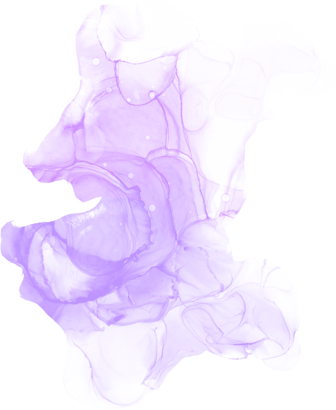 Purple watercolor splash